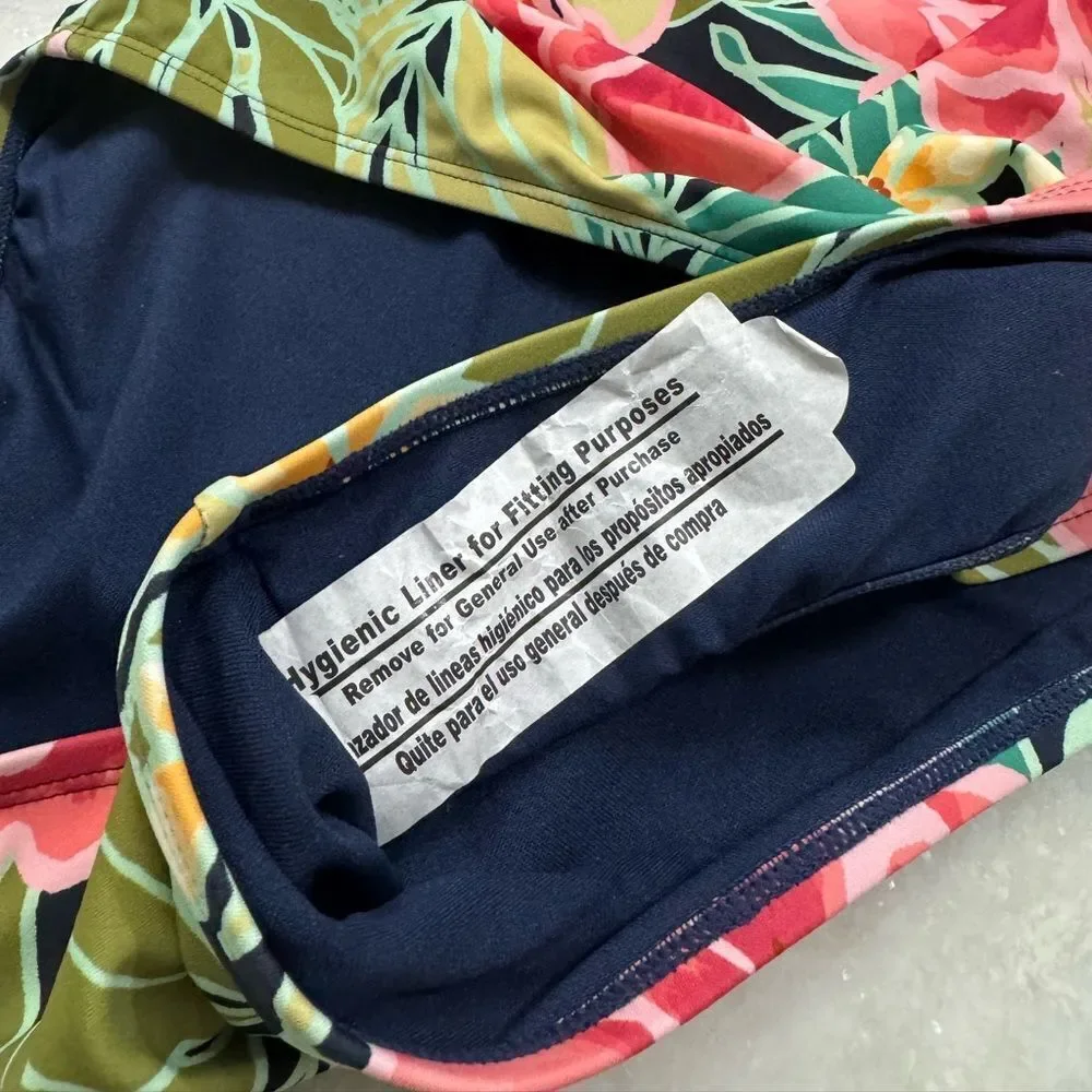 Hurley Women's Caribbean Dreamin One Piece Swimsuit, Size L